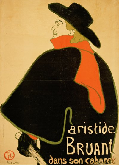 Aristide Bruant dans son cabaret, 1893 - Henri de Toulouse Lautrec