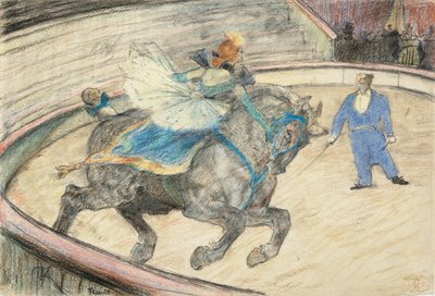 Au cirque : le travail sur la piste - Henri de Toulouse Lautrec