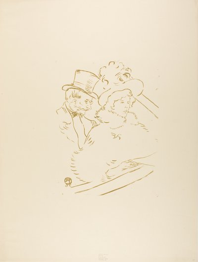 Au concert - Henri de Toulouse Lautrec