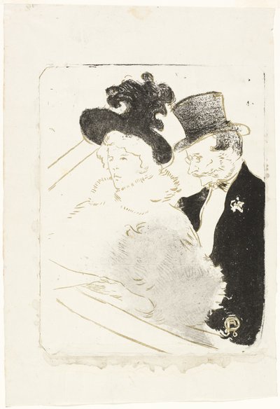 Au concert - Henri de Toulouse Lautrec