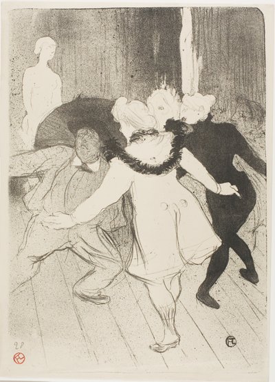 Aux Folies-Bergère : La Modestie de Monsieur Prudhomme - Henri de Toulouse Lautrec