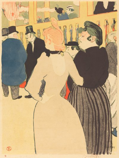 Au Moulin Rouge, la Goulue et sa sœur, 1892 - Henri de Toulouse Lautrec