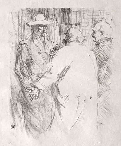 Au pied du Sinaï : Clemenceau à Busk, 1898 - Henri de Toulouse Lautrec