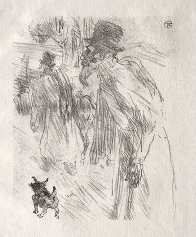 Au pied du Sinaï : Les Juifs polonais, Carlsbad, 1898 - Henri de Toulouse Lautrec