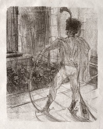 Au pied du Sinaï : Schlomé Fuss à la synagogue - Henri de Toulouse Lautrec