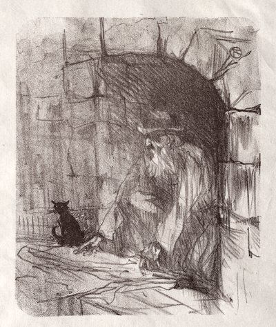 Au pied du Sinaï : Une arrière-boutique à Cracovie, 1898 - Henri de Toulouse Lautrec