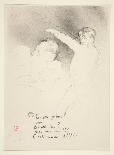 Aux variétés : Mlle. Lender et Brasseur - Henri de Toulouse Lautrec
