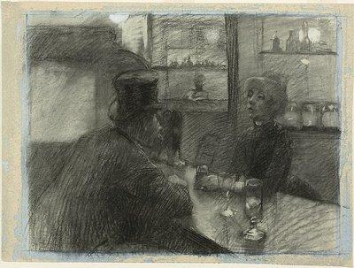 Bar du café de la rue de Rome - Henri de Toulouse Lautrec