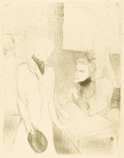Brandès et Les Bargy dans Cabotins, 1894 - Henri de Toulouse Lautrec