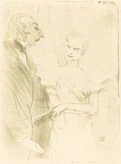 Brandès et Leloir dans Cabotins, 1894 - Henri de Toulouse Lautrec