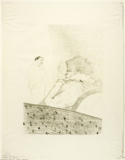 Brandès dans sa loge - Henri de Toulouse Lautrec