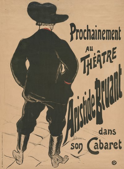 Bruant au Mirliton, 1894 - Henri de Toulouse Lautrec