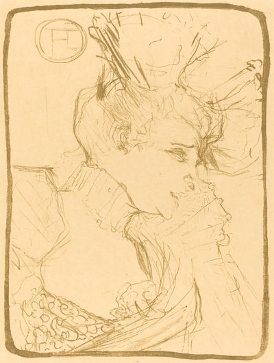Buste de Mlle. Marcelle Lender - Henri de Toulouse Lautrec