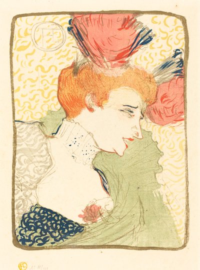 Buste de Mlle. Marcelle Lender - Henri de Toulouse Lautrec