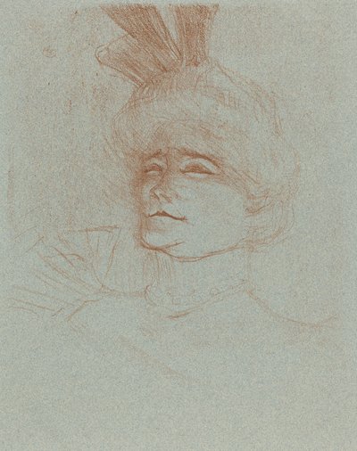 Buste de Mlle. Marcelle Lender, tourné trois quarts, 1898 - Henri de Toulouse Lautrec