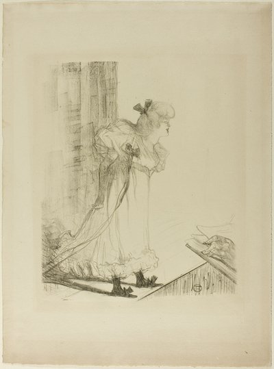 Chanteuse de cabaret - Henri de Toulouse Lautrec