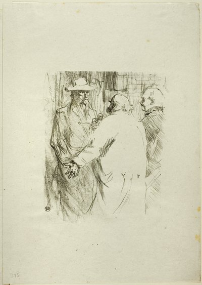 Clemenceau en Busk, de Au Pied du Sinaï - Henri de Toulouse Lautrec
