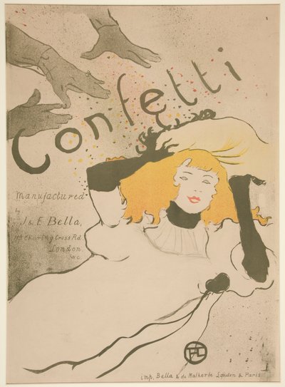 Confetti - Henri de Toulouse Lautrec