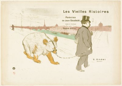 Couverture et frontispice des Vieilles Histoires - Henri de Toulouse Lautrec