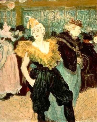La Clownesse Cha-U-Kao - Henri de Toulouse Lautrec