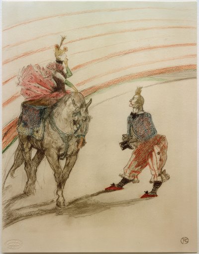 Écuyère de panneau (Elle est gentille, la demoiselle) - Henri de Toulouse Lautrec