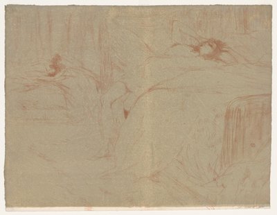 Elles : Femme allongée sur le dos - Henri de Toulouse Lautrec