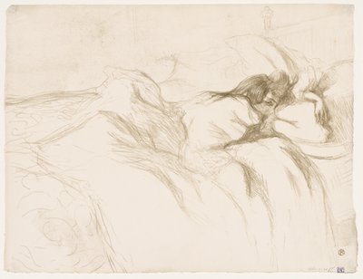 Elles : Femme Endormie - Henri de Toulouse Lautrec