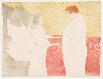 Elles: Femme au lit - Henri de Toulouse Lautrec