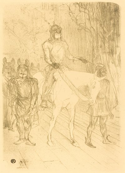 Entrée de Brasseur dans "Chilpéric" - Henri de Toulouse Lautrec