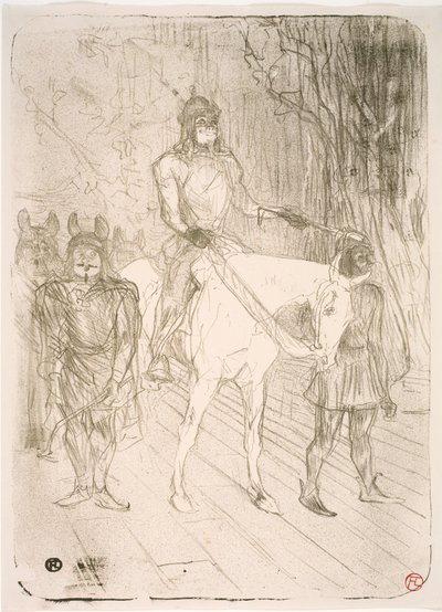 Entrée de Brasseur, dans Chilpéric - Henri de Toulouse Lautrec