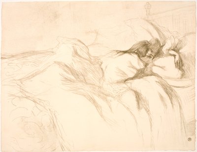 Femme couchée, réveil - Henri de Toulouse Lautrec