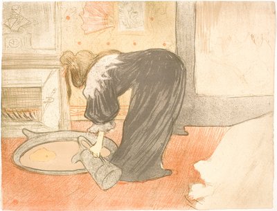 Femme au Tub - Henri de Toulouse Lautrec