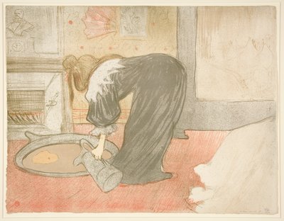 Femme au tub, de la série Elles - Henri de Toulouse Lautrec