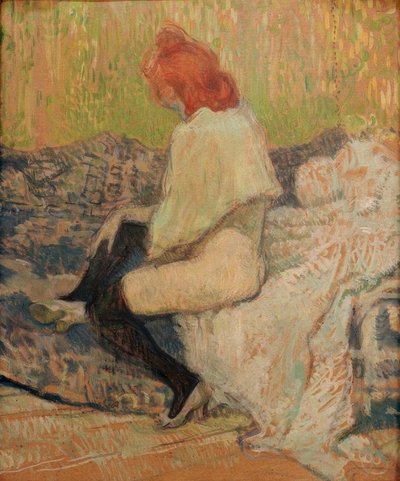 Femme rousse, Justine Dieuhl - Henri de Toulouse Lautrec
