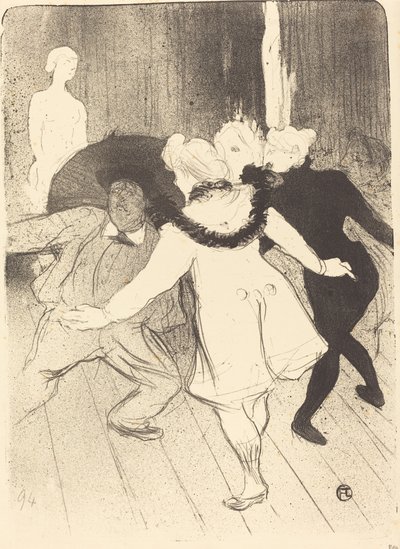 Folies-Bergère: Les pudeurs de... - Henri de Toulouse Lautrec
