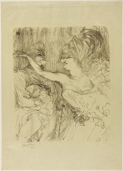 Guy et Mealy, dans "Paris qui Marche" - Henri de Toulouse Lautrec