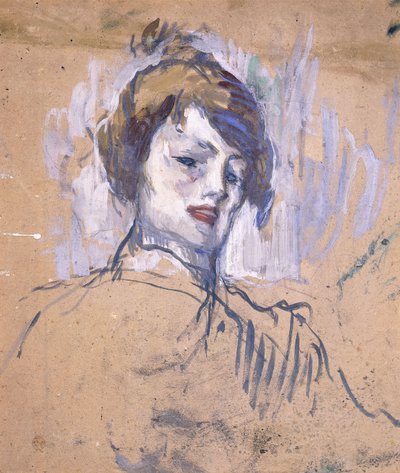 Tête de femme, 1896 - Henri de Toulouse Lautrec