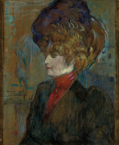 Tête de lady anglaise, 1898 - Henri de Toulouse Lautrec