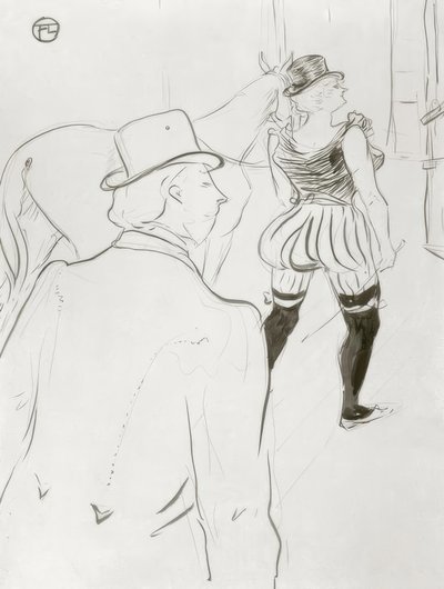 Dans les coulisses - Henri de Toulouse Lautrec