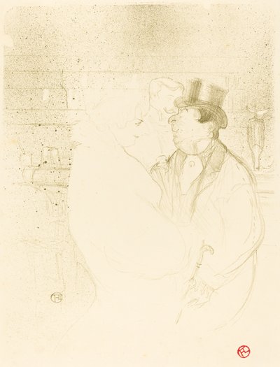 Ida Heath au bar - Henri de Toulouse Lautrec