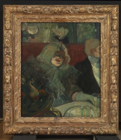 Dans une salle à manger privée (Au Rat Mort) - Henri de Toulouse Lautrec