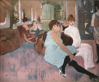 Dans le salon de la rue des Moulins, 1894, 1952 - Henri de Toulouse Lautrec