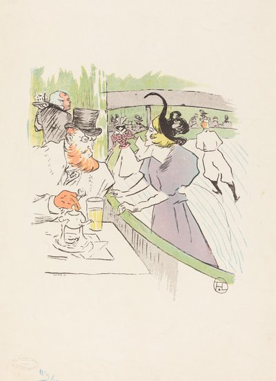 Dans la beauté professionnelle du patinage, 1895 - Henri de Toulouse Lautrec