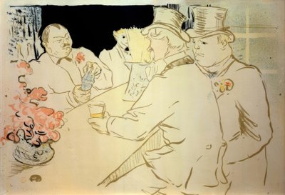 Bar irlandais américain ou The Chap Book - Henri de Toulouse Lautrec