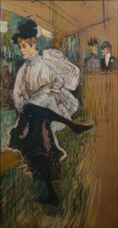 Jane Avril dansant - Henri de Toulouse Lautrec