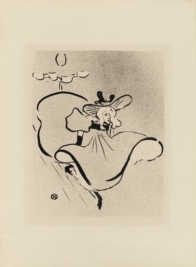 Jane Avril, from Le Café-Concert - Henri de Toulouse Lautrec