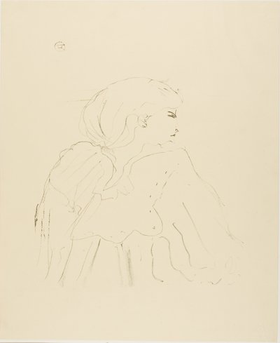 Jane Hading, de Treize Lithographies - Henri de Toulouse Lautrec