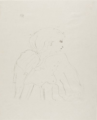 Jane Hading, de Treize Lithographies - Henri de Toulouse Lautrec