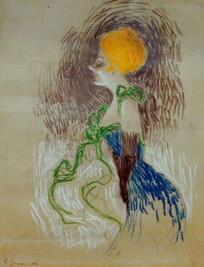 Jeune femme gantée - Henri de Toulouse Lautrec