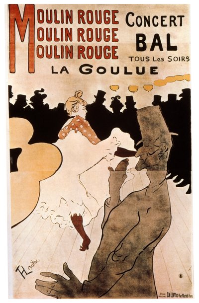 La Goulue au Moulin Rouge, 1892 - Henri de Toulouse Lautrec